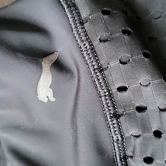 XS BLACK MESH FISHNET JOGGER STYLE PUMA DRY CELL LEGGINGS - Picture 2 of 6